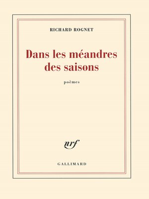cover image of Dans les méandres des saisons